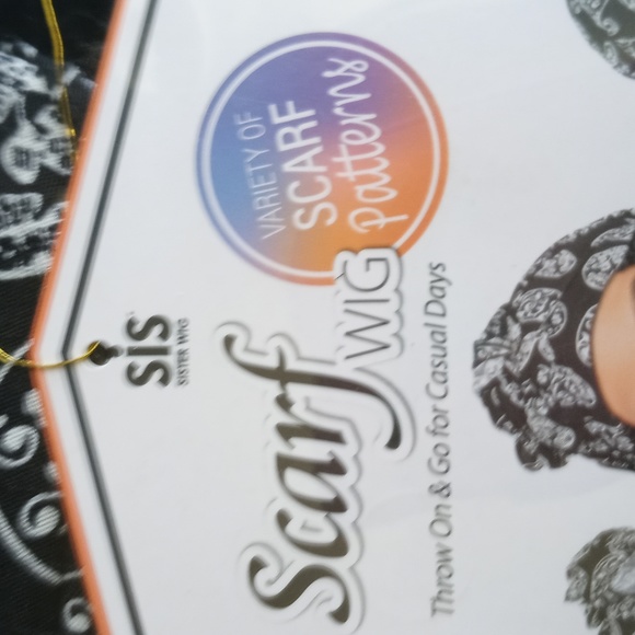 Scarf wig BK Natural - Picture 5 of 8